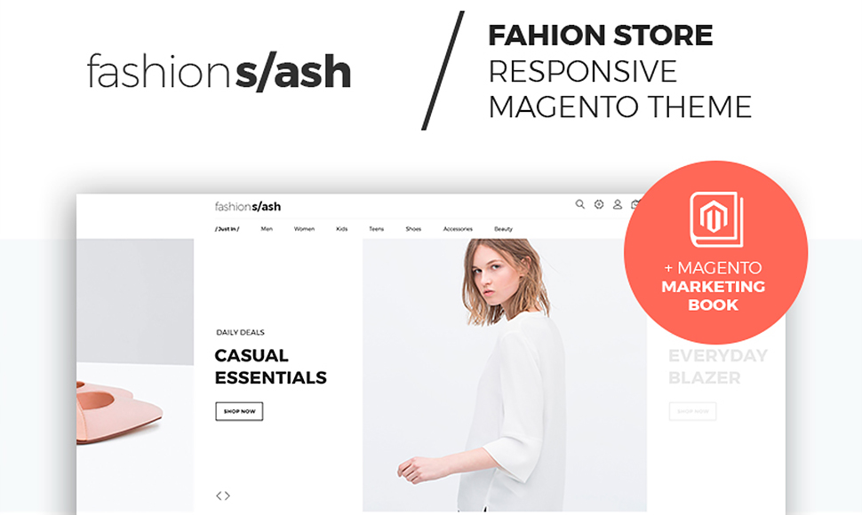 Fashion Slash - AMP Fashion Boutique Magento Theme