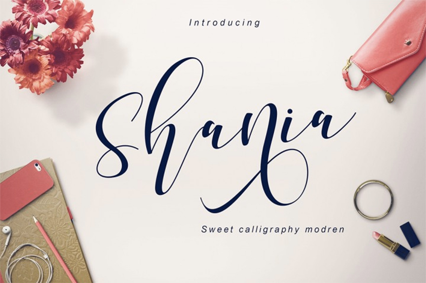 shania-font