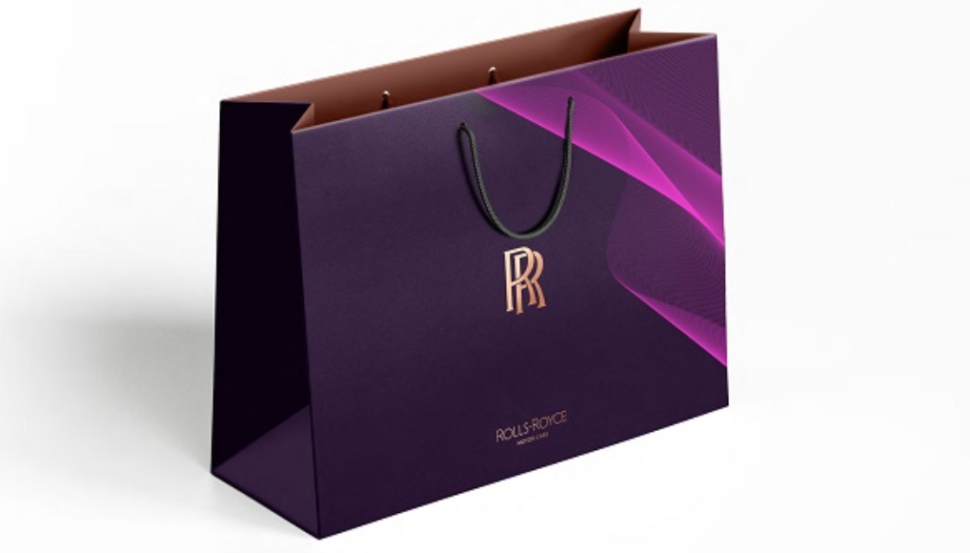 new color palette for rolls royce on shopping bag 2020
