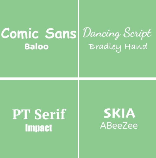 how to pair fonts